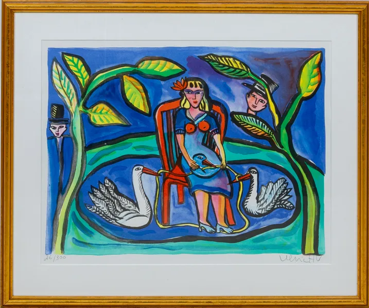 ULRICA HYDMAN-VALLIEN (1938-2018), färglitografi, signerad och numrerad 26/300