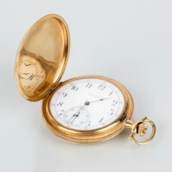 FICKUR, 14k guld, Waltham, 1900-talets första hälft