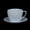 KAFFE OCH TESERVIS, 24 del, porslin, "Pli Blanc", Rörstrand