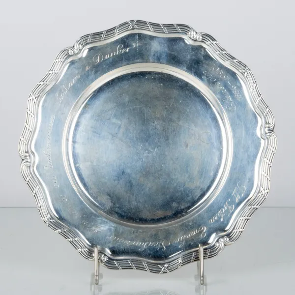 TALLRIK, silver, K Andersson 1919