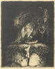 JOHN BAUER (1882-1918), litografi, "God kväll farbror, sa' pojken"