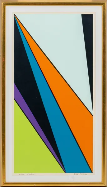 OLLE BAERTLING (1911-1981), färgserigrafi, "Bipax", signerad