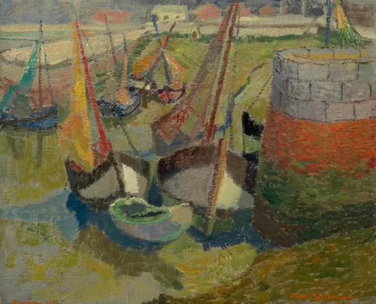 SUNE TJELLANDER (1912-1976), olja på duk, signerad