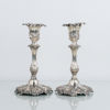 LJUSSTAKAR, 1 par, silver, Gustaf Möllenborg Feron, Stockholm 1871