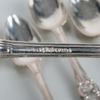 SKEDAR, 9 st, silver, otydliga svenska stämplar, 1800-talets mitt