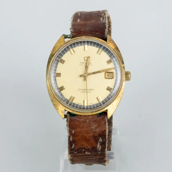 OMEGA, herrarmbandsur, Seamaster Cosmic Automatic, gulddoublé, 1900-talets andra hälft