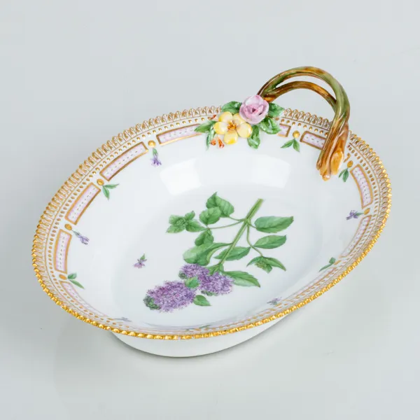 ROYAL COPENHAGEN, fat, porslin, "Mentha aquatica L capitata Fr", Flora Danica, 20/3540
