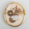 SALOMON HOFLING (1779-1827), miniatyrmålning i brosch, 18k guld, empire, signerad samt daterad 1818
