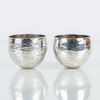 ANDERS NORLING, 2 st supkoppar, silver, Oxelösund 1993