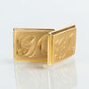 MANSCHETTKNAPPAR, 1 par, 18k guld