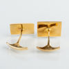 MANSCHETTKNAPPAR, 1 par, 18k guld