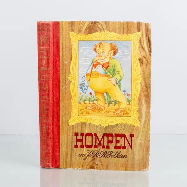 J.R.R TOLKIEN, bok, "Hompen eller En resa Dit och Tillbaksigen", ("The Hobbit, or A journey there and back again"), Almqvist & Wiksell, Uppsala, första svenska upplagan 1947