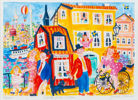 GUNILLA MANN, färglitografi, signerad och numrerad 108/290