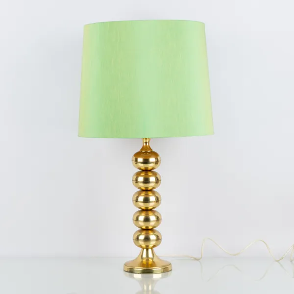 BORDSLAMPA, gulmetall, Enco Nr 68, 1900-talets andra hälft