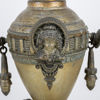 BORDSFOTOGENLAMPA, patinerad metall och glas, 1800-talets slut