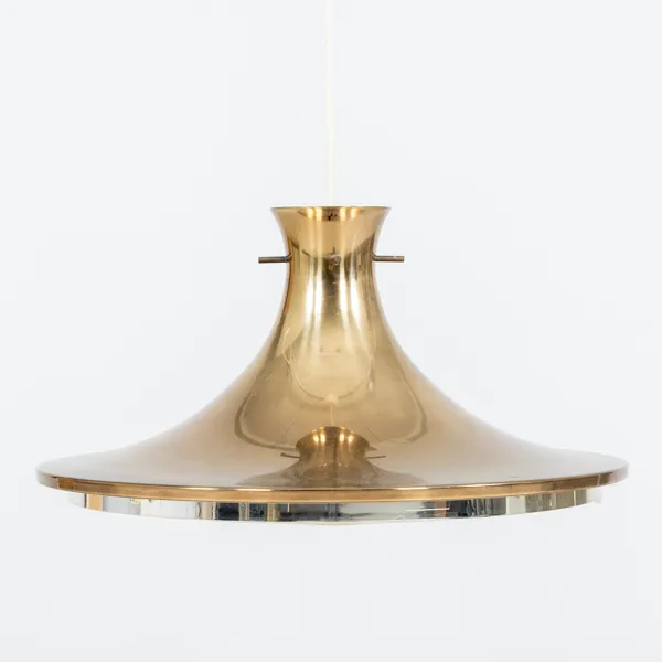 LENNART CENTERVALL, taklampa, gulmetall, "Rex", IKEA, 1960-/70-tal
