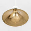 LENNART CENTERVALL, taklampa, gulmetall, "Rex", IKEA, 1960-/70-tal