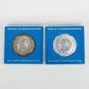 MYNT, 2 st, silver, ändrad sucessionsordning 200 kr minnesmynt 1980