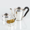 KAFFESERVIS, 3 del, silver, WA Bolin, Stockholm 1946