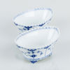 ROYAL COPENHAGEN, 1 par skålar, porslin, "Musselmalet", nr 1177, Danmark
