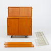HYLLSYSTEM, 4 del, teak, stringmodell, 1900-talets mitt