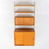 HYLLSYSTEM, 4 del, teak, stringmodell, 1900-talets mitt