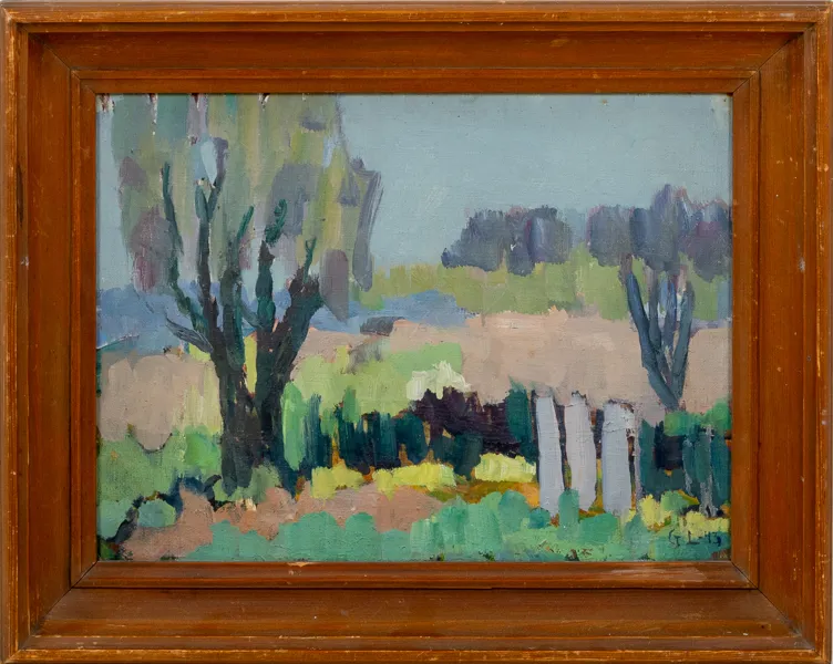 GERHARD LARSSON (1887-1974), olja på pannå, signerad och daterad -43