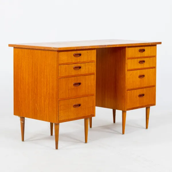 SKRIVBORD, teak, 1950-/60-tal