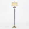 GOLVLAMPA, metall och mässing, 1930-/40-tal