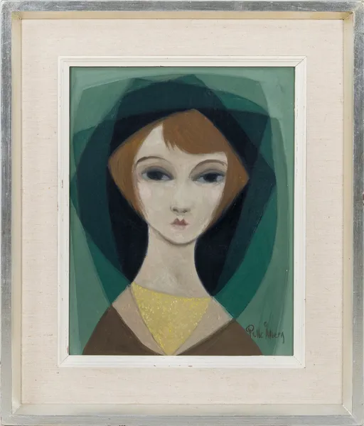 PELLE ÅBERG (1909-1964), olja på pannå, signerad