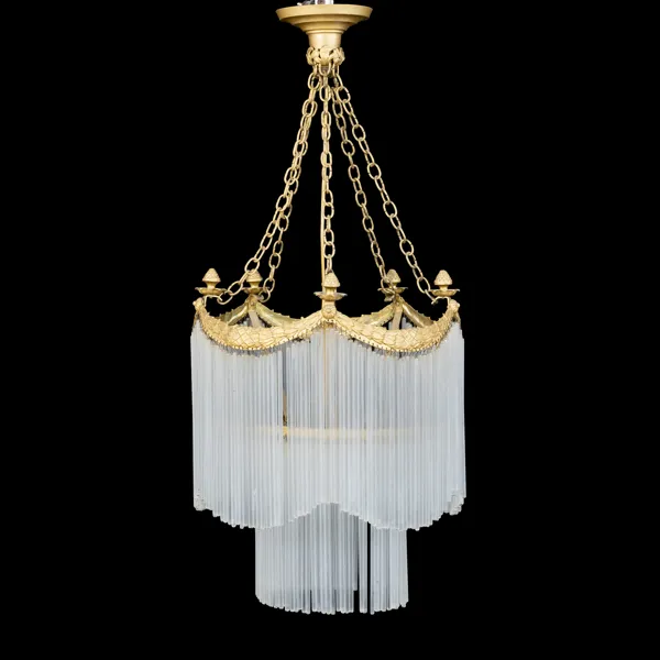 TAKLAMPA, metall, 1900-talets mitt