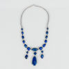 COLLIER, silver och lapis lazuli, 1900-talets första hälft