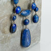 COLLIER, silver och lapis lazuli, 1900-talets första hälft