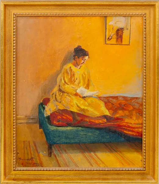 HANNAH RYGGEN (Norge, 1894-1970), olja på duk, signerad och daterad Hannah J 1920