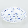 ROYAL COPENHAGEN, 5 djupa tallrikar, porslin, "Musselmalet", nr 1/168