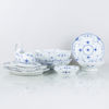 ROYAL COPENHAGEN, 8 del servisporslin, "Musselmalet", 1900-tal
