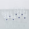 VINGLAS OCH ÖLGLAS, 8 st, glas, Frankrike, 1900-talets slut