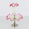 BORDSUPPSATS, glas och metall, 1800-/1900-tal