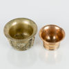 MORTLAR, 2 st, brons och malm, 1600-/1700-tal