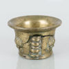 MORTLAR, 2 st, brons och malm, 1600-/1700-tal