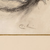 CARL LARSSON (1853-1919), kritteckning, monogramsignerad