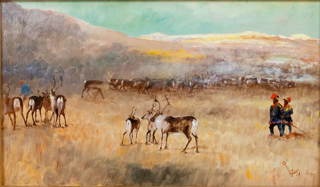 GEORG HÄGG (1903-1983), olja på duk, signerad