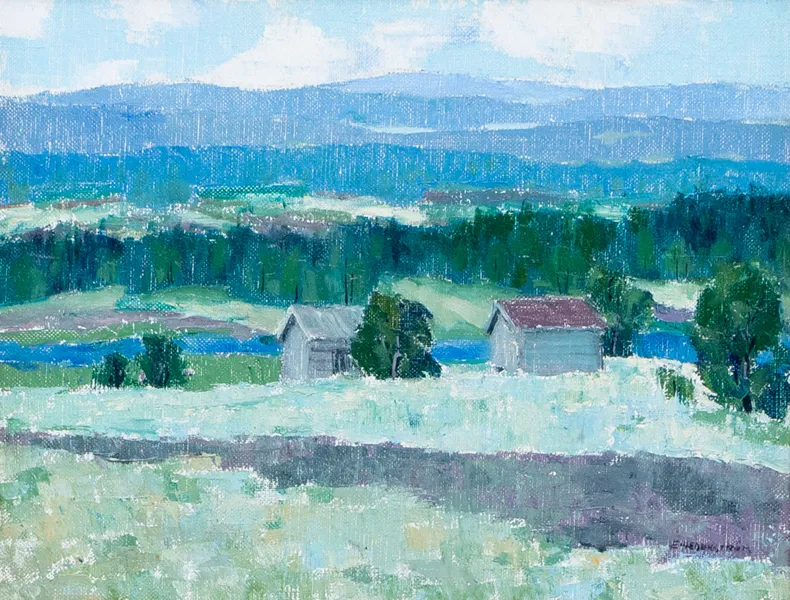 EVALD HEDENSTRÖM (1909-1996), olja på duk, signerad