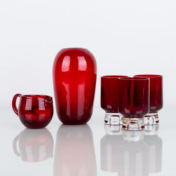 GLASFÖREMÅL, 5 del, glas, Reijmyre glasbruk