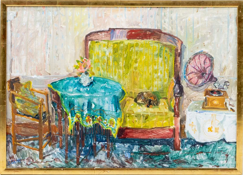 BARBRO BRÅNE (1925-1989), olja på duk, signerad