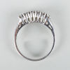 RING, sterlingsilver, med vita stenar, 1900-talets andra hälft