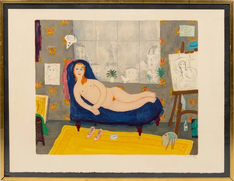 LENNART JIRLOW (1936-2020), färglitografi, signerad och numrerad 
