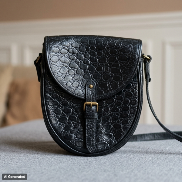 MULBERRY, axelremsväska, svart skinn