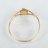RING, 18k guld, med granat