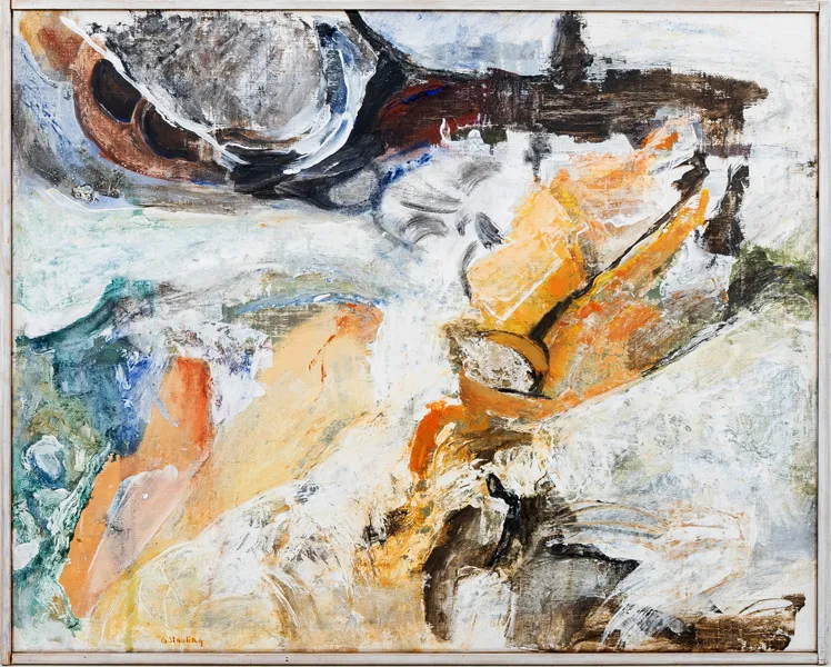GERTRUD STAVLING (1918–2008), olja på duk, signerad